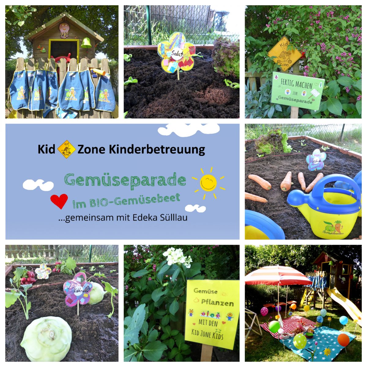 Kid Zone Aktion Gemüsebeet Bepflanzung 2018