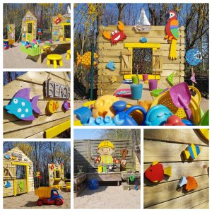 Kid Zone Erlebnisgarten mit Kinderbeachclub