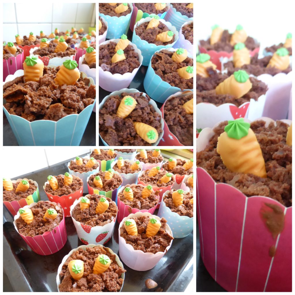 Karottenbeet-Muffins zu Ostern