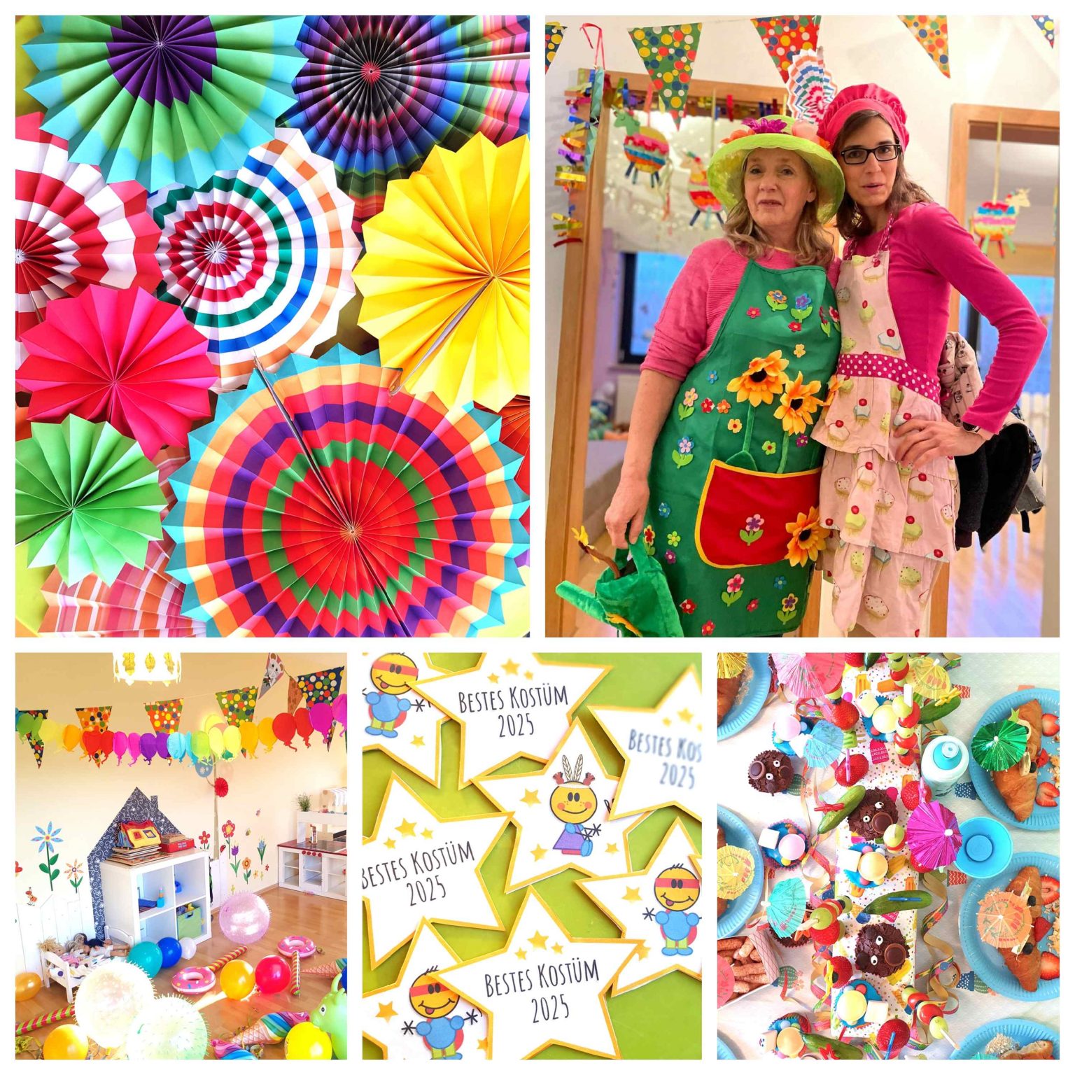 Kita Kid Zone Februar Aktionen 2025 Fasching Basteln (5)